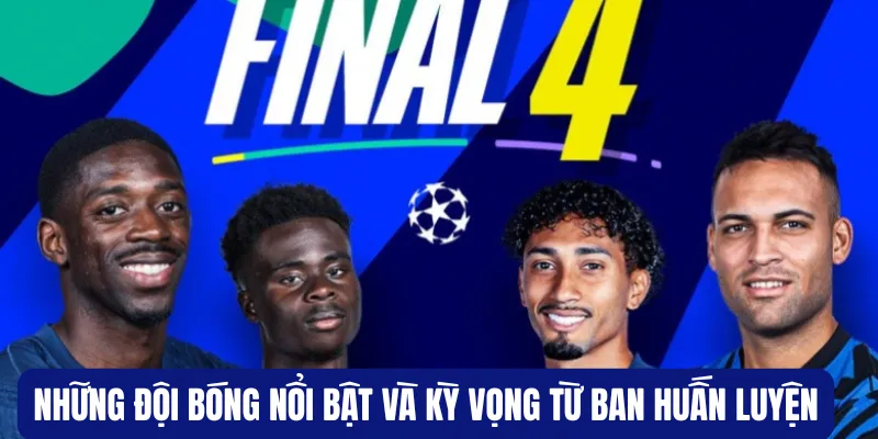 Những đội bóng nổi bật và kỳ vọng từ ban huấn luyện